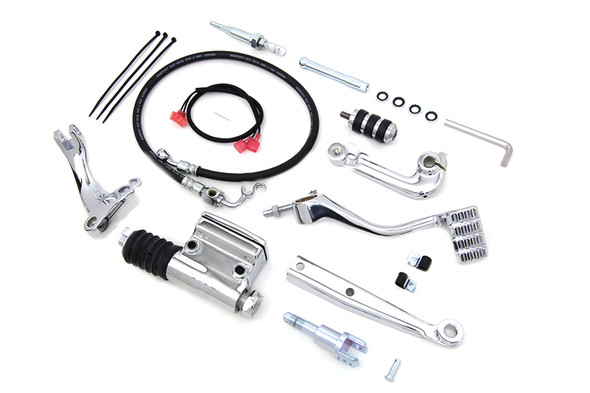 V-Twin - 22-0460 - XL Stock Mid Control Kit Chrome