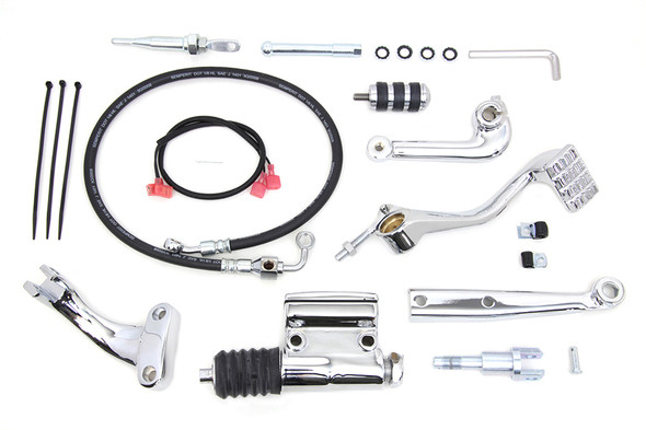 V-Twin - 22-0460 - XL Stock Mid Control Kit Chrome