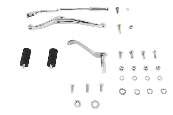 V-Twin - 22-0472 - Heel Toe Shifter Kit Chrome - Fits 1952-1984 Harley-Davidson FLH