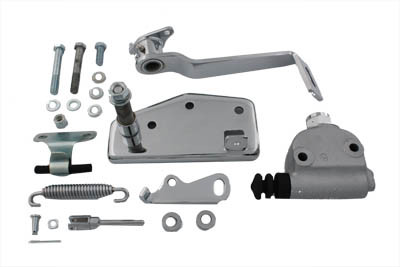 V-Twin - 22-0505 - Chrome Forward Brake Control Kit Hydraulic - Fits 1970-1978 Harley-Davidson FL