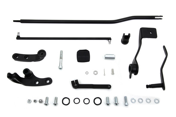 V-Twin - 22-0561 - Black Forward Control Kit - Fits 2006-2017 Harley-Davidson FXD