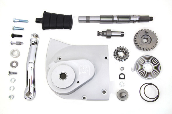 V-Twin - 22-0562 - Kick Starter Conversion Kit Alloy Finish