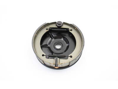 V-Twin - 22-0709 - Rear Mechanical Brake Backing Plate Kit Black - Fits 1937-1948 Harley-Davidson VL, 1936-1940 EL, 1941-1957 FL