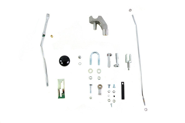 V-Twin - 22-0710 - Police Style Jockey Shifter Control Kit - Fits 1971-1979 Harley-Davidson FX, 1941-1979 FL
