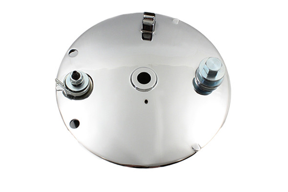 V-Twin - 22-0730 - Chrome Rear Brake Backing Plate Kit