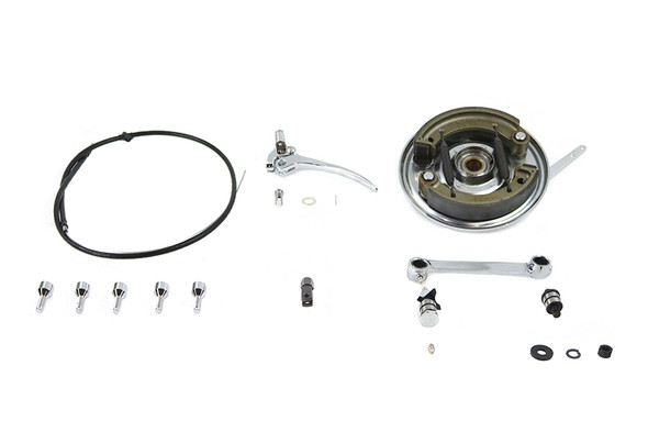 V-Twin - 22-0741 - Dual Cam Brake Kit Chrome - Fits 1941-1957 Harley-Davidson G, 1936-1948 EL, 1941-1948 FL