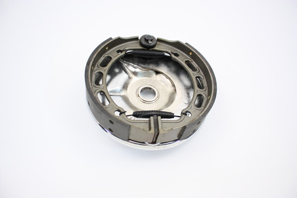 V-Twin - 22-0745 - Rear Mechanical Brake Backing Plate Kit Chrome