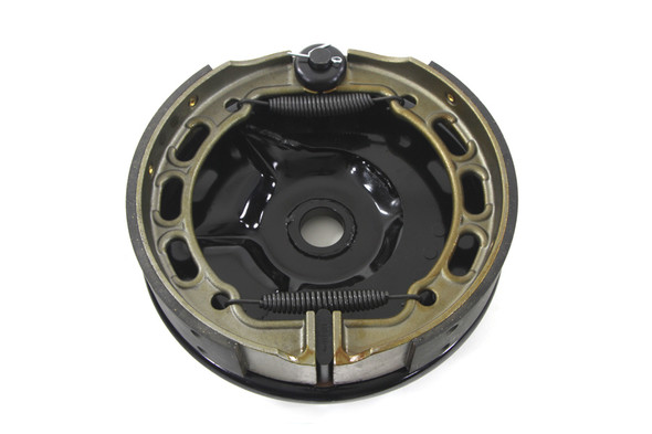 V-Twin - 22-0746 - Rear Mechanical Brake Backing Plate Kit Black - Fits 1937-1948 Harley-Davidson VL, 1936-1940 EL, 1941-1957 FL