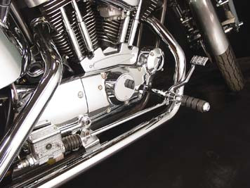 V-Twin - 22-0766 - Forward Control Kit Chrome - Fits 1986-1990 Harley-Davidson XL (4-Speed)