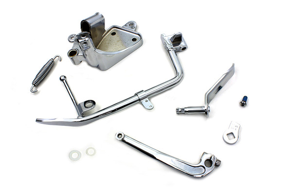 V-Twin - 22-0829 - Chrome Kickstand Assembly - Fits 2000-2006 Harley-Davidson FXST