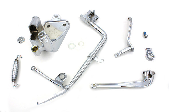 V-Twin - 22-0829 - Chrome Kickstand Assembly - Fits 2000-2006 Harley-Davidson FXST