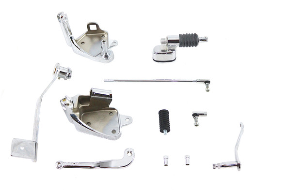 V-Twin - 22-0873 - FXST Forward Control Set Chrome - Fits 2000-2017 Harley-Davidson FXST