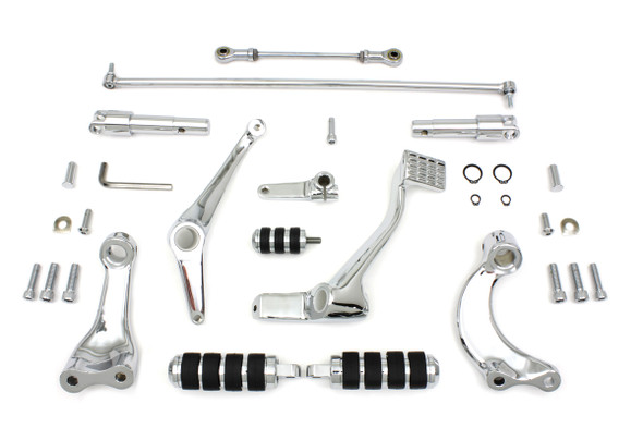 V-Twin - 22-0900 - Chrome Forward Control Kit