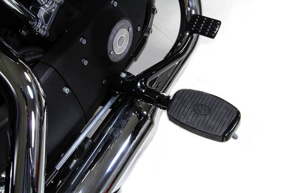 V-Twin - 22-0962 - Gloss Black Further Forward Mid Control Kit