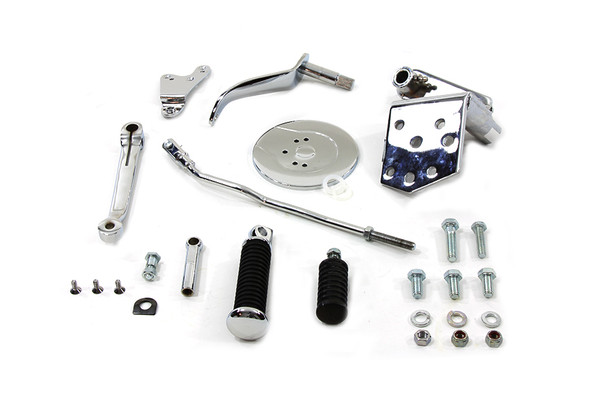 V-Twin - 22-1002 - Chrome Replica Shifter Control Kit