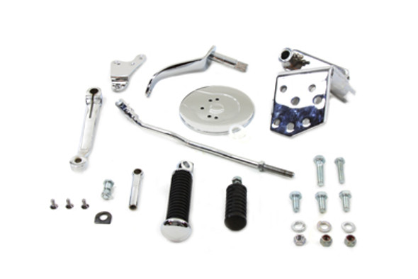 V-Twin - 22-1002 - Chrome Replica Shifter Control Kit