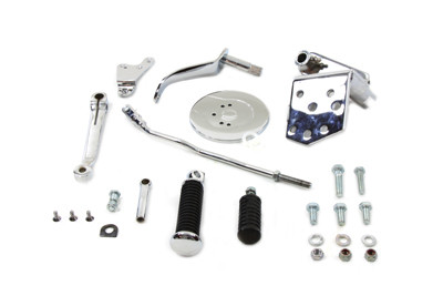 V-Twin - 22-1002 - Chrome Replica Shifter Control Kit - Fits 1971-1973 Harley-Davidson FX, 1952-1978 FLH (Ratchet Top), 1971-1973 FXE