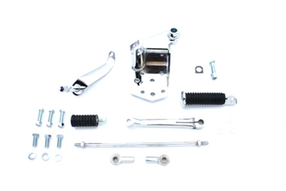 V-Twin - 22-1004 - Chrome Replica Shifter Control Kit