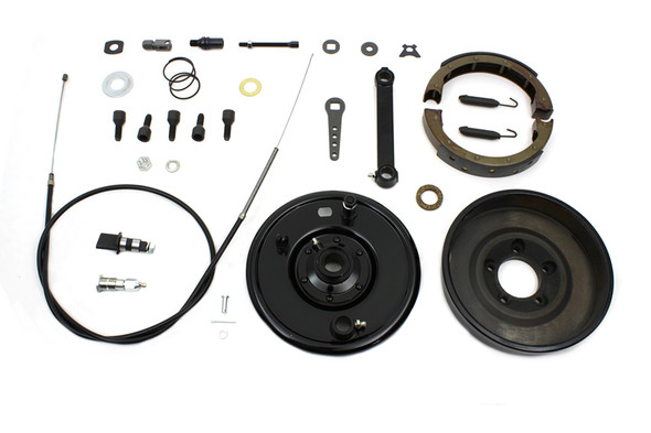 V-Twin - 22-1084 - Spring Fork Front Brake Kit Black