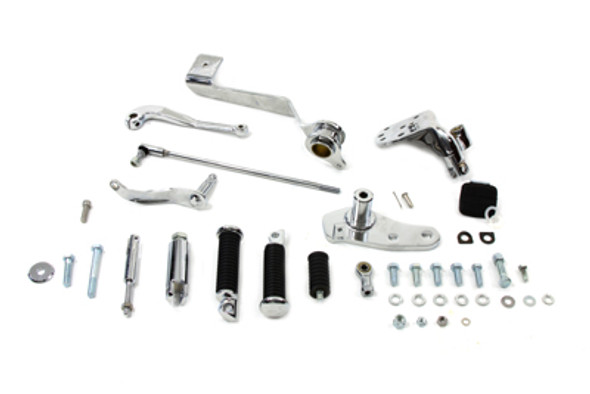 V-Twin - 22-1085 - Chrome Forward Control Kit