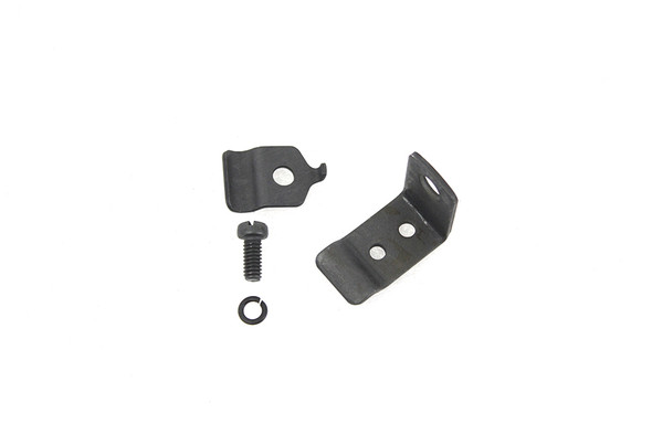 V-Twin - 2209-4 - Parkerized Clutch Cable Bracket - Fits 1952-1970 Harley-Davidson KH (early), 1952-1970 K (early), 1952-1970 XLCH (early), 1952-1970 XL (early), 1952-1970 XLH (early)