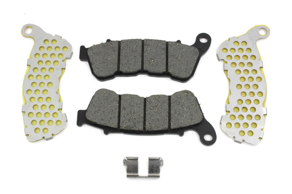 V-Twin - 23-0191 - Zinc Duro Kevlar Front Brake Pad Set