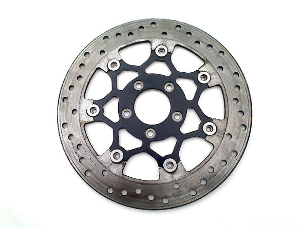 V-Twin - 23-0231 - Floating Stainless Steel & Black 11.8 inch Front Brake Disc