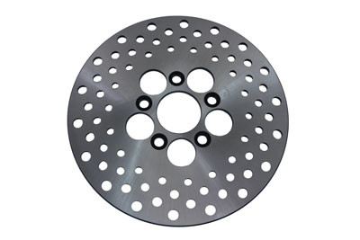 V-Twin - 23-0315 - 10 inch Drilled Front or Rear Brake Disc