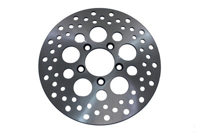 V-Twin - 23-0316 - 10 inch Drilled Front Brake Disc