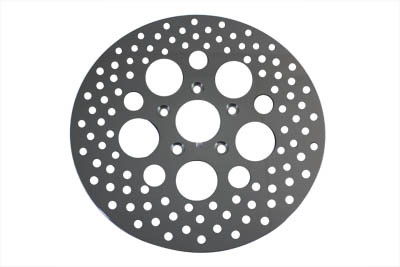 V-Twin - 23-0343 - 11-1/2 inch Drilled Front Brake Disc