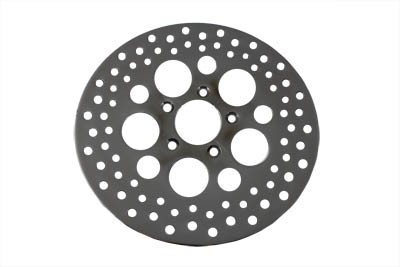 V-Twin - 23-0356 - 11-1/2 inch Drilled Front Brake Disc