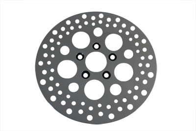 V-Twin - 23-0362 - 11-1/2 inch Drilled Rear Brake Disc