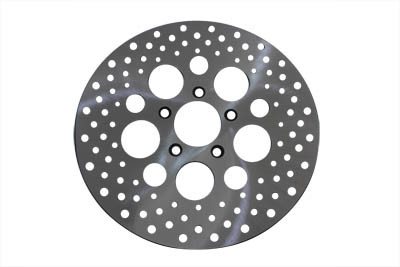 V-Twin - 23-0379 - 11-1/2 inch Drilled Front Brake Disc