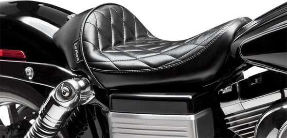 Le Pera - Stubs Cafe Seat - fits '06-'17 Harley FLD/FXD/FXDWG