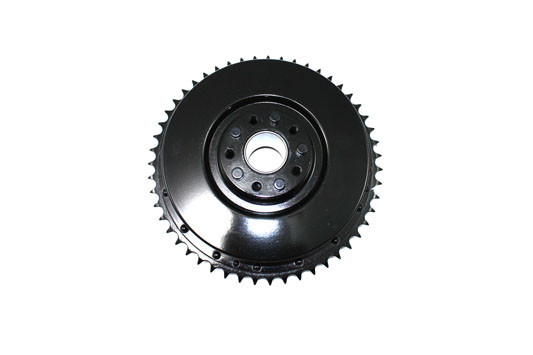 V-Twin - 23-0436 - Black Rear Hydraulic Brake Drum - Fits 1967-1972 Harley-Davidson FL, 1971-1972 FX