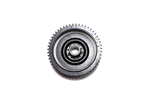 V-Twin - 23-0436 - Black Rear Hydraulic Brake Drum