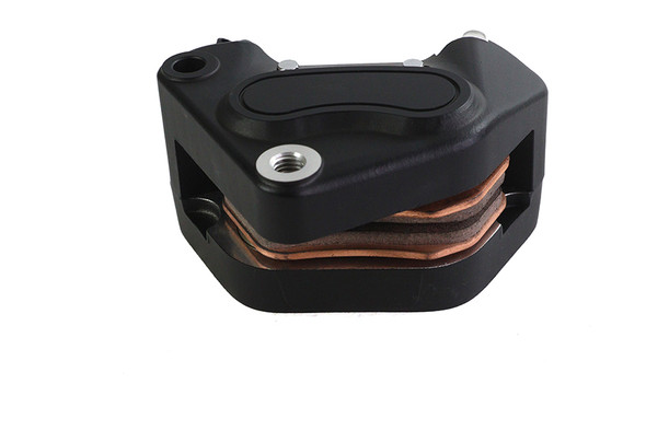 V-Twin - 23-0529 - Black Front 4 Piston Left Side Caliper