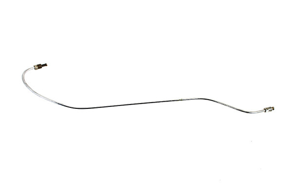 V-Twin - 23-0701 - Steel Rear Brake Line Chrome - Fits 1970-1978 Harley-Davidson FLH