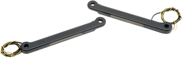 Alloy Art - LED Front Turn Signals fits Harley '06-'18 FLHX, '00-'17 FLSTF, '99-'18 FLHR Models