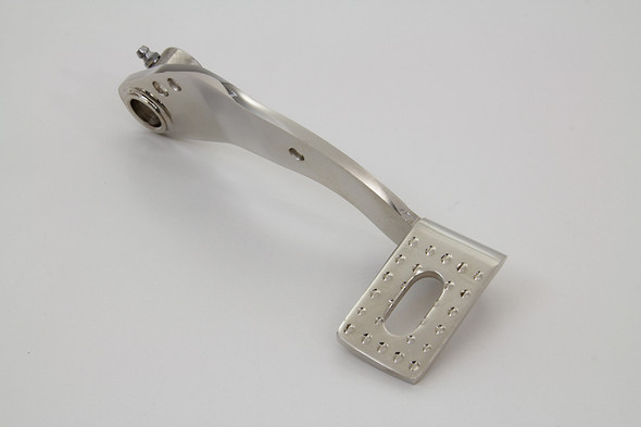 V-Twin - 23-0816 - Replica Brake Pedal Dull Nickel Plated