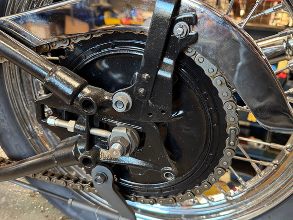 V-Twin - 23-0876 - Rear Mechanical Brake Drum Kit Black