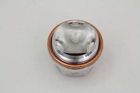 V-Twin - 23-0905 - Alloy Master Cylinder Filler Top Plug Cap - Fits 1958-1978 Harley-Davidson FL