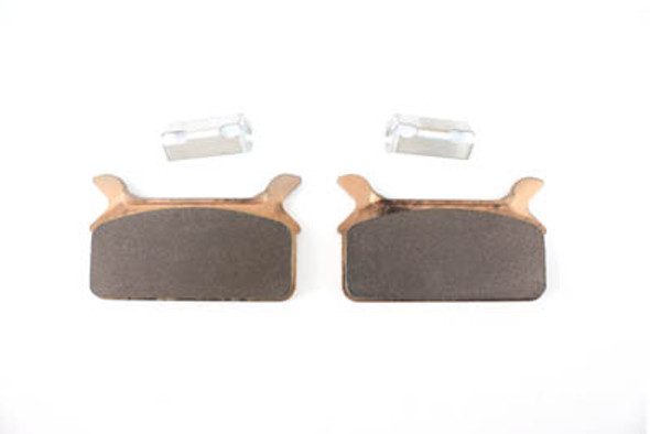 V-Twin - 23-0956 - Duro Sintered Rear Brake Pad Set with Clip