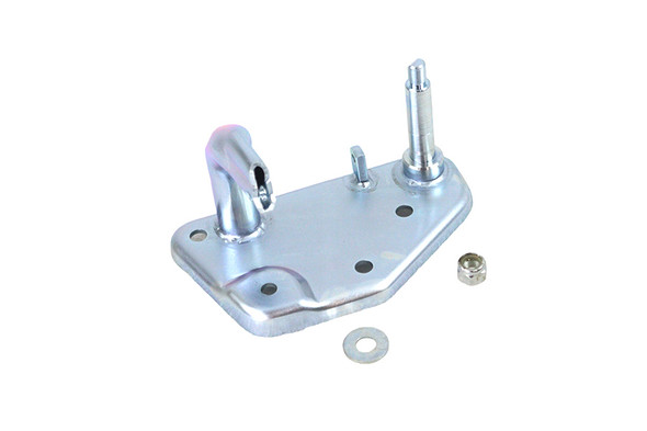 V-Twin - 23-1077 - Rear Brake Pedal Mount Plate Zinc - Fits 1979-1984 Harley-Davidson FL