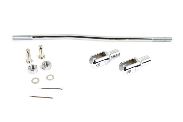 V-Twin - 23-1349 - Front Mechanical Brake Rod Kit Chrome