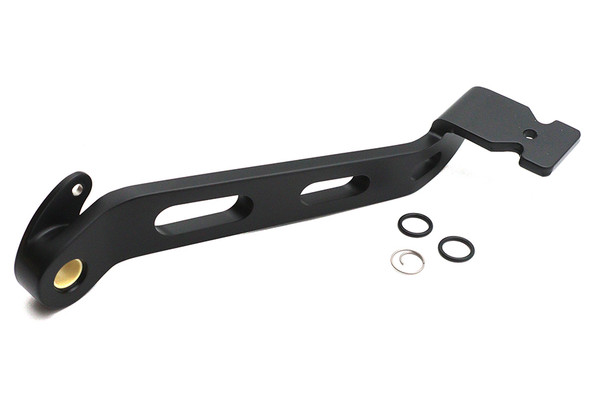 V-Twin - 23-1436 - Satin Black Billet Rear Brake Lever