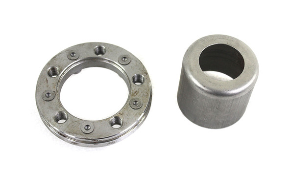 V-Twin - 23-1655 - Mechanical Brake Drum Flange Kit - Fits 1941-1957 Harley-Davidson FL, 1937-1947 EL