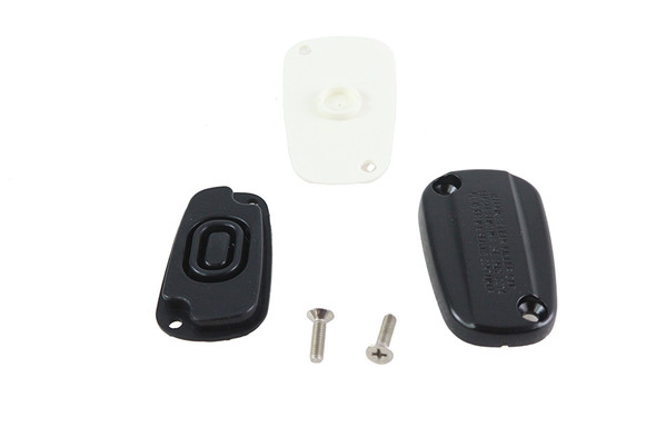 V-Twin - 23-1657 - Brake Master Cylinder Cover Kit Black