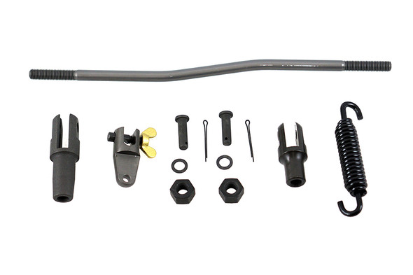 V-Twin - 23-1670 - Front Brake Rod Kit Parkerized - Fits 1941-1957 Harley-Davidson FL, 1937-1948 U, 1936-1952 EL