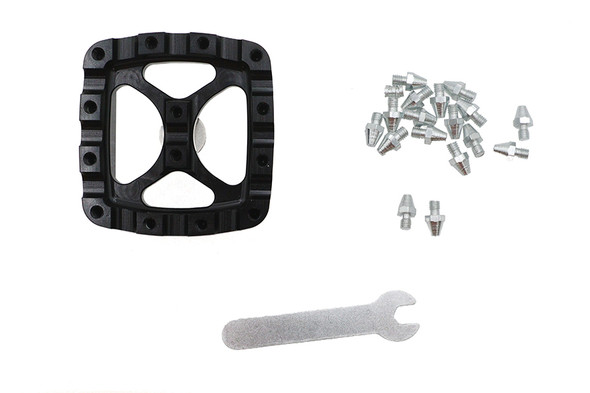 V-Twin - 23-1687 - Spike Brake Pedal Pad - Fits 1985-2017 Harley-Davidson FXST